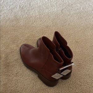 Cole Haan Brown Leather Ankle Booties